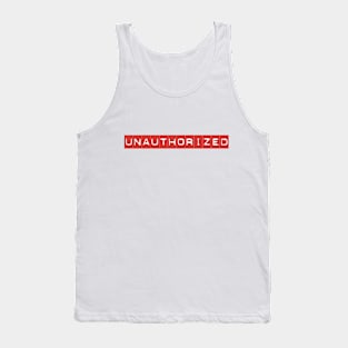 Unauthorized Tank Top